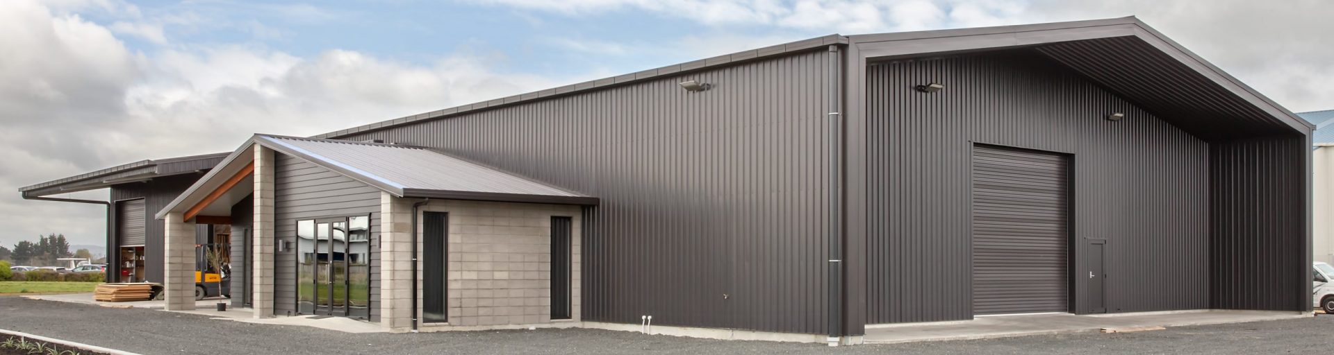 Industrial canopy structure